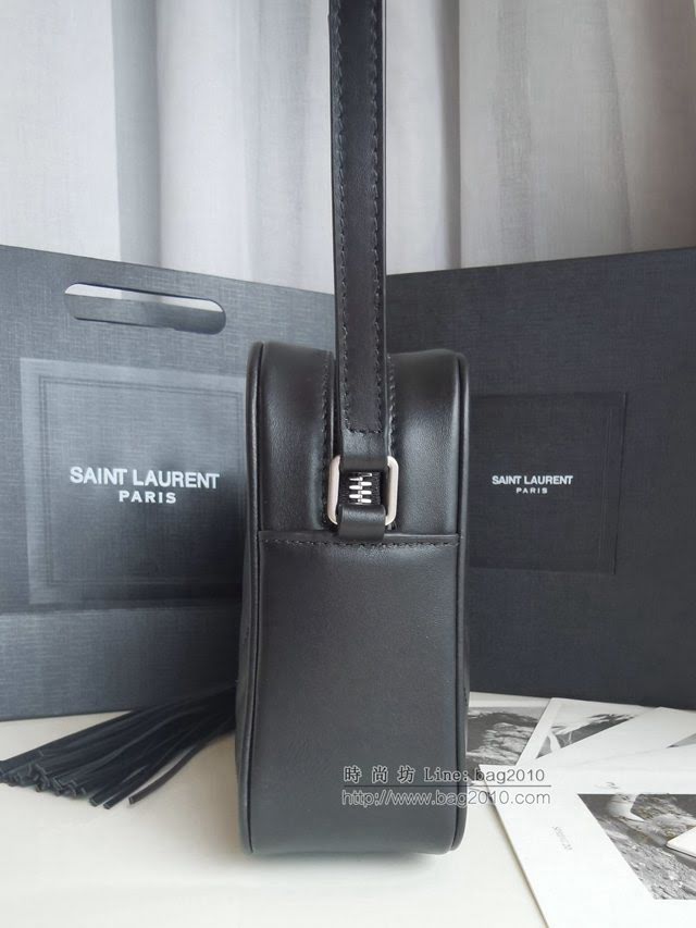 YSL爆款女士包包 聖羅蘭經典款原廠皮LOU流蘇吊墜相機包 YSL肩背斜挎包 520534  jjh1148